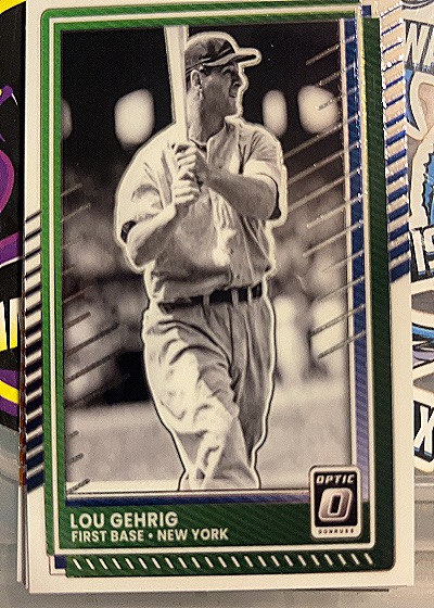 2025 Donruss Optic #55 Lou Gehrig — front