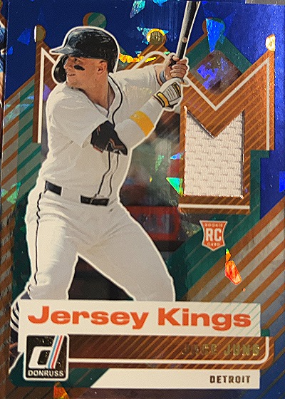 2025 Donruss Jersey Kings #JK-JJ Jace Jung — front