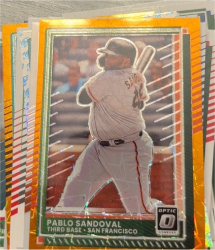2025 Donruss Optic #95 Pablo Sandoval — front