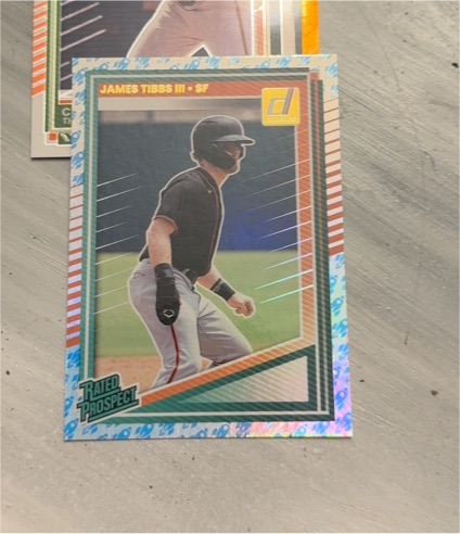 2025 Donruss #187 James Tibbs III Rated Prospect — front