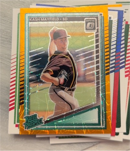 2025 Donruss Optic #183 Kash Mayfield — front