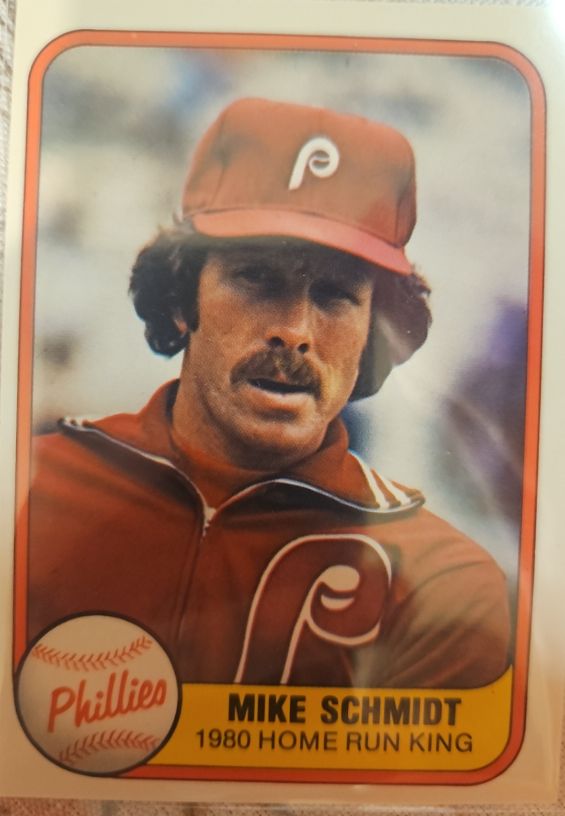 1981 Fleer #640 Mike Schmidt — front