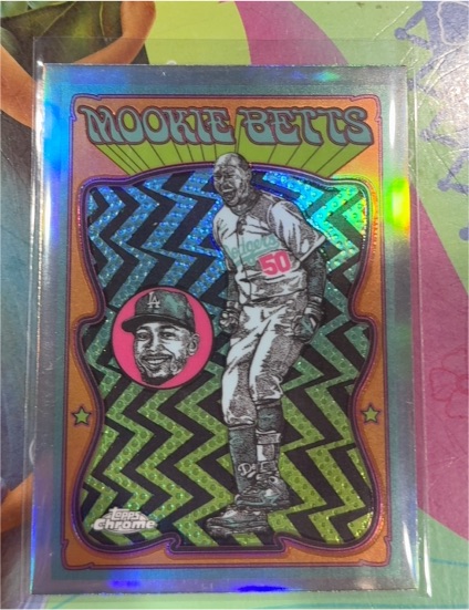 2025 Topps Chrome #UV-6 Mookie Betts Ultra Violet All Stars — front