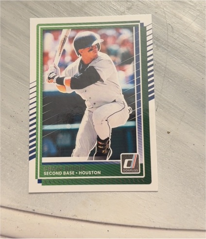 2025 Donruss #85 Craig Biggio Houston Astros — front