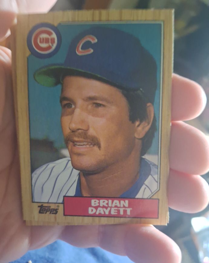 1987 Topps #369 Brian Dayett Chicago Cubs — front