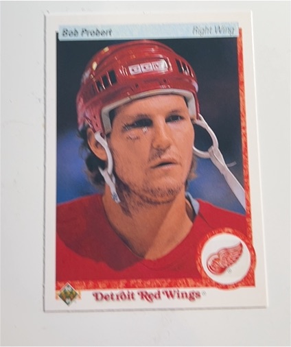 1990-91 Upper Deck #448 Bob Probert — front