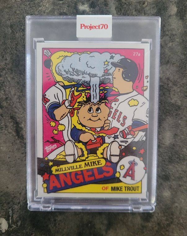 2021 Topps Project 70 #357 Mike Trout by Ermsy — front