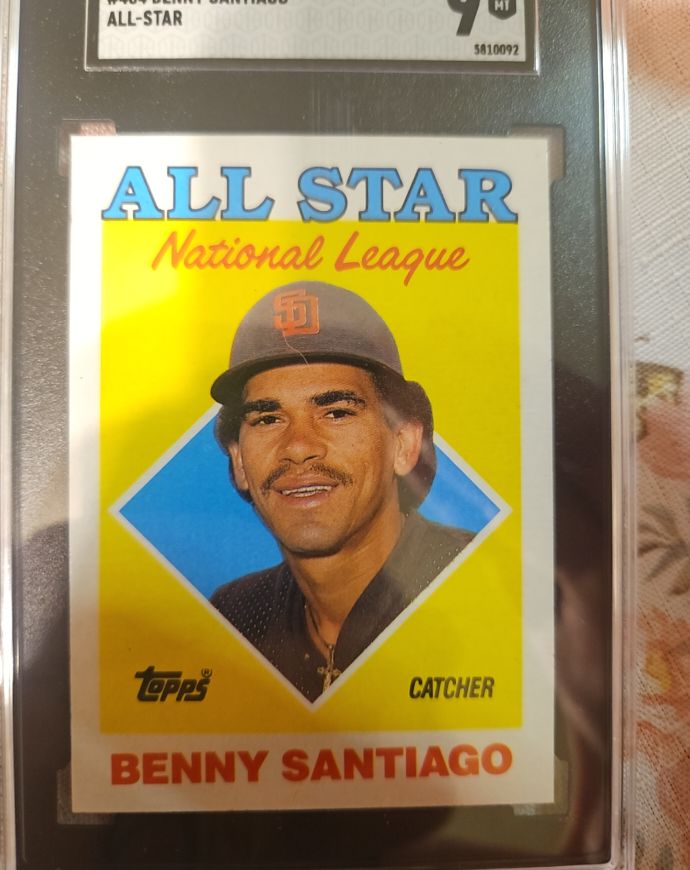 1988 Topps #404 Benny Santiago — front