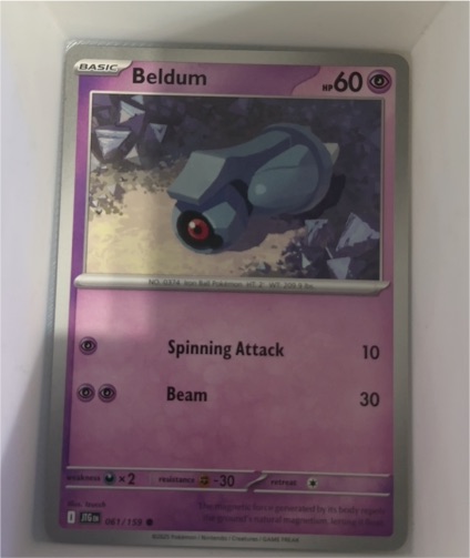 2023 Pokémon Journey Together #061 Beldum — front