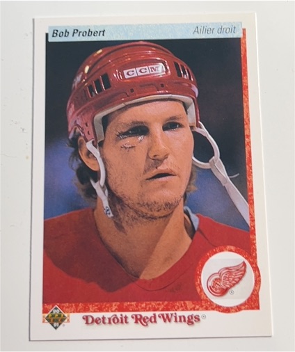 1990-91 Upper Deck #448 Bob Probert — front