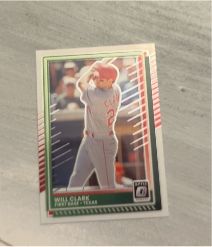 2025 Donruss Optic #64 Will Clark — front