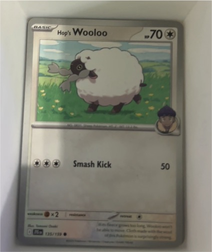 2023 Pokémon Sv09: Journey Together #135 Hop's Wooloo — front
