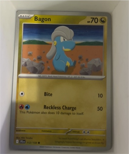 2022 Pokémon Journey Together #112 Bagon — front