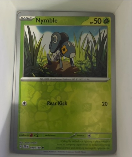 2023 Pokémon Journey Together #019 Nymble — front
