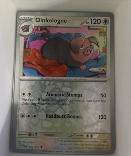 2023 Pokémon SV09: Journey Together #140 Oinkologne — front