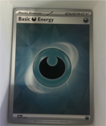 2023 Pokémon Scarlet & Violet Prismatic Evolutions #015 Basic Darkness Energy — front