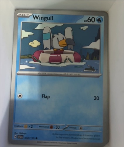 2025 Pokémon Journey Together #038 Wingull — front