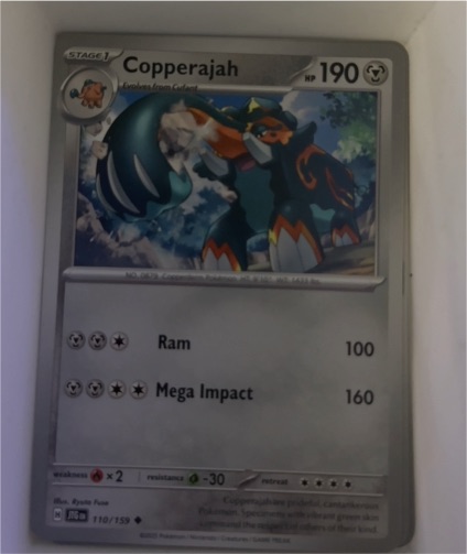 2023 Pokemon SV09: Journey Together #110 Copperajah — front