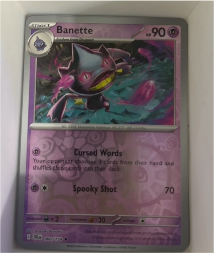 2023 Pokémon Journey Together #060 Banette — front
