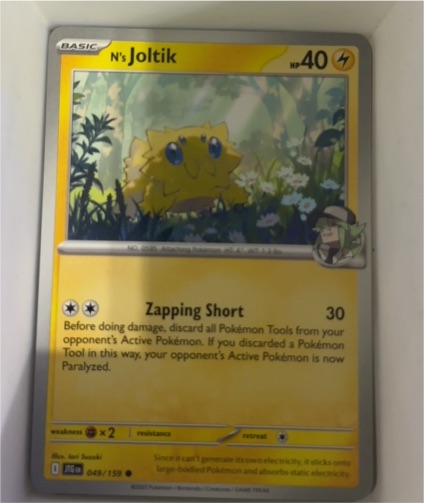 2025 Pokémon SV09: Journey Together #049 N's Joltik — front