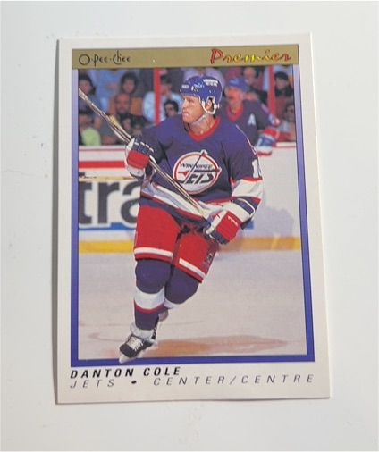 1990 O-Pee-Chee Premier #17 Danton Cole — front