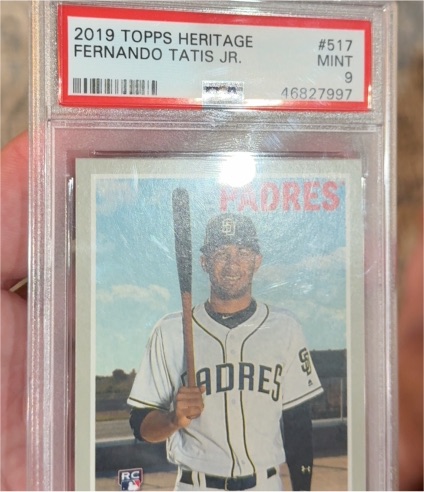 2019 Topps Heritage #517 Fernando Tatis Jr. — front