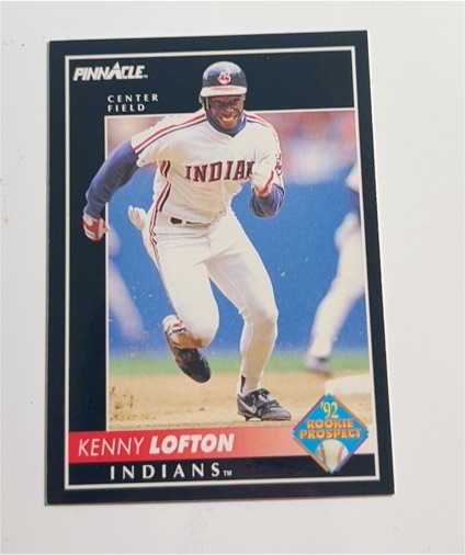1992 Pinnacle #582 Kenny Lofton — front