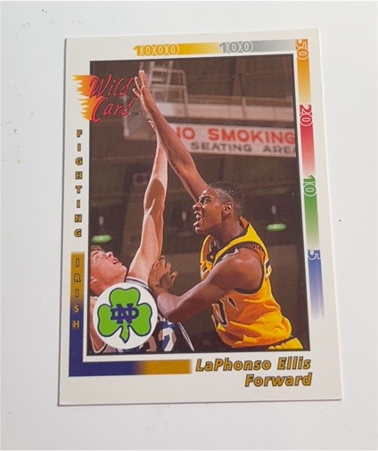 1994 Wild Card Promo Basketball #P-1 LaPhonso Ellis — front
