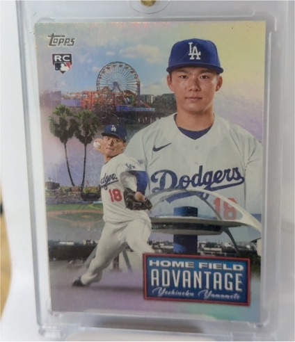 2024 Topps Series 2 #HFA-20 Yoshinobu Yamamoto Home Field Advantage Rookie — front
