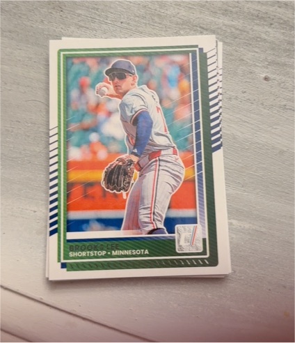 2025 Panini Donruss #73 Brooks Lee Minnesota Twins — front