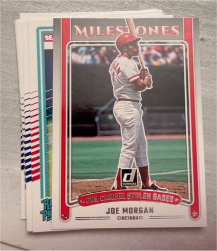2025 Donruss Milestones #1 Joe Morgan — front