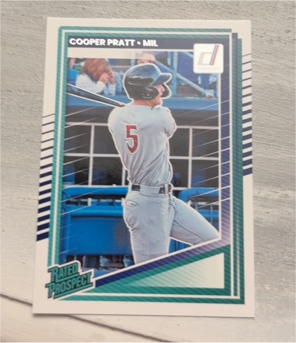 2025 Donruss Rated Prospect #114 Cooper Pratt — front