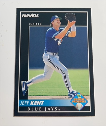 1992 Pinnacle #522 Jeff Kent Rookie Prospect — front