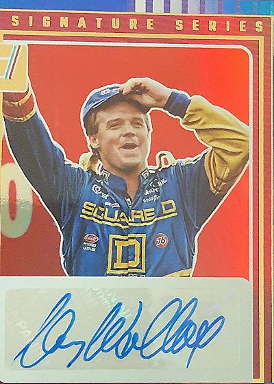2025 Panini Donruss NASCAR Racing Signature Series #SS-KWC Kenny Wallace Auto — front