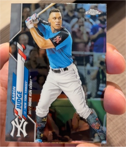 2020 Topps Chrome Update #U-90 Aaron Judge — front