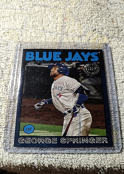 2021 Topps Series 2 1986 Base #86B-41 George Springer — front