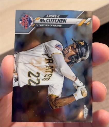 2020 Topps Chrome Update #U-73 Andrew McCutchen — front