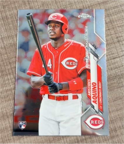 2020 Topps Chrome Update #U-57 Aristides Aquino — front