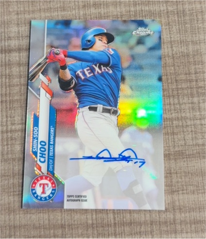 2020 Topps Chrome #500 Shin-Soo Choo — front