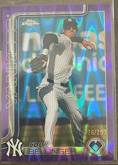 2025 Topps Chrome #83 Cody Bellinger — front