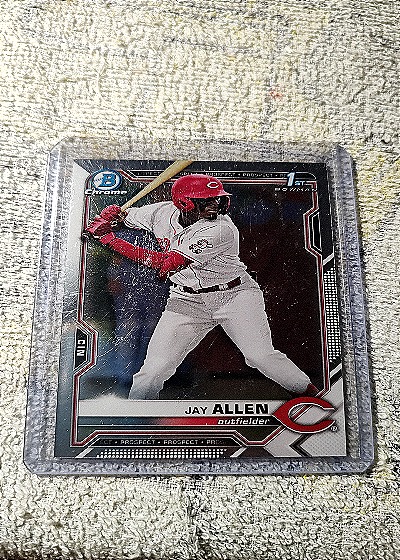 2021 Bowman Draft Chrome #BDC-11 Jay Allen — front