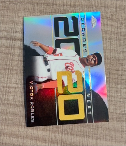 2020 Topps Chrome Update Decades Next #DNC-17 Victor Robles — front