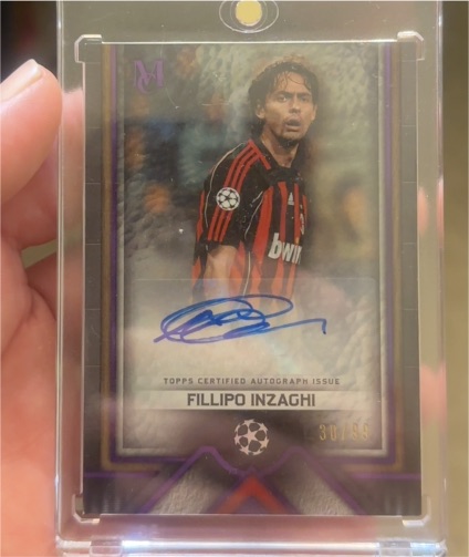 2023-24 Topps Museum UEFA Champions League #30 Fillipo Inzaghi — front