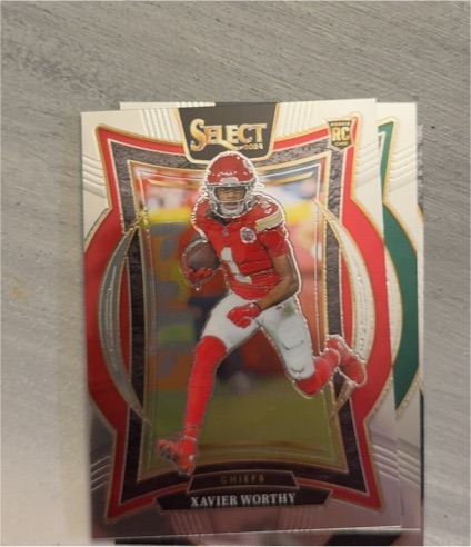 2024 Panini Select #32 Xavier Worthy Concourse Rookie Card — front