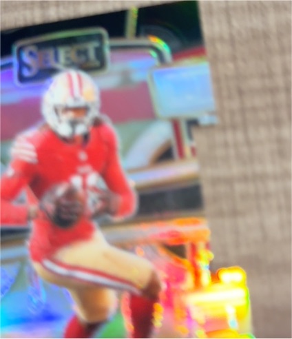 2023 Panini Select #89 Brandon Aiyuk Concourse Silver Prizm Die Cut San Francisco 49ers — front