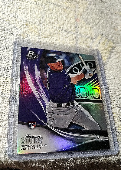 2016 Bowman Platinum Next Generation #10 Trevor Story — front