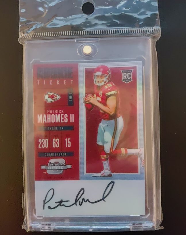 2017 Panini Contenders Optic Rookie Ticket Patrick Mahomes II — front