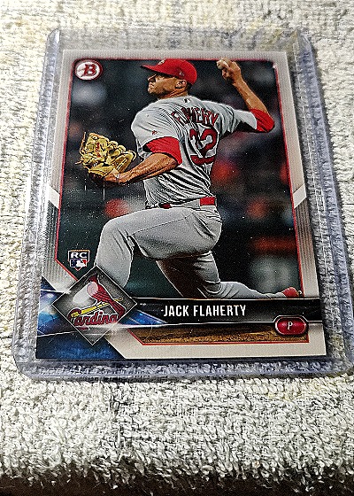 2018 Bowman #78 Jack Flaherty Rookie Card — front