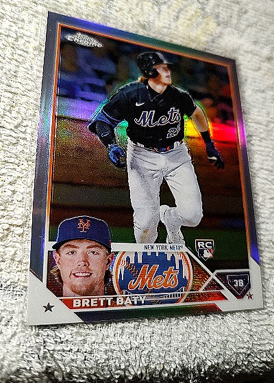 2023 Topps Chrome #204 Brett Baty — front