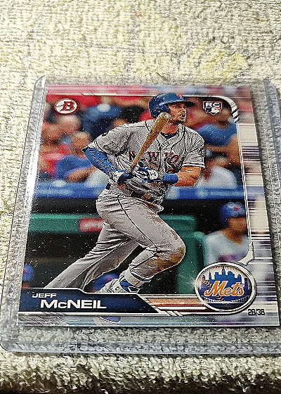 2019 Bowman #90 Jeff McNeil — front